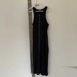 Express bodycon zipper dress